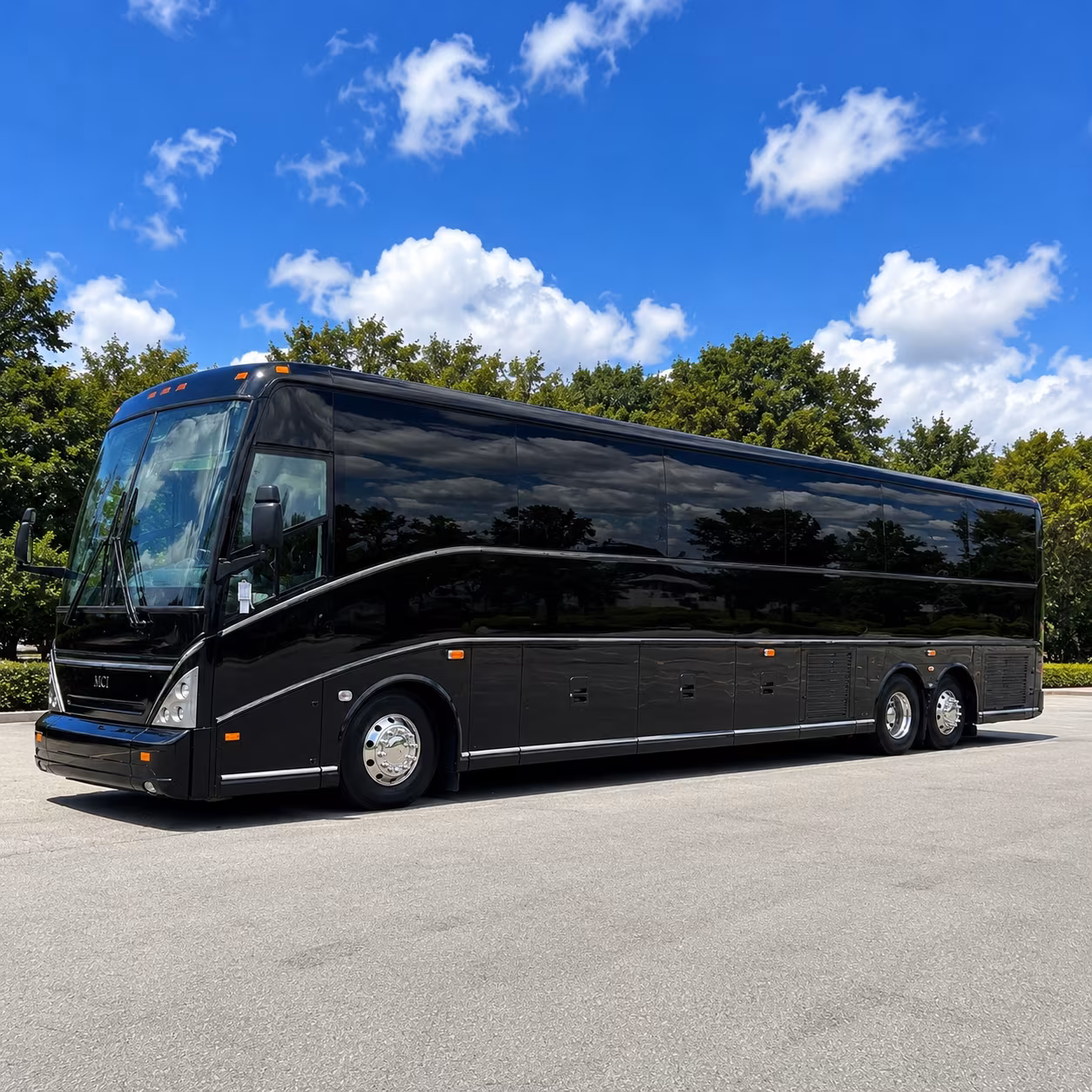 charter buses for corporate events and nasa area shuttle runs