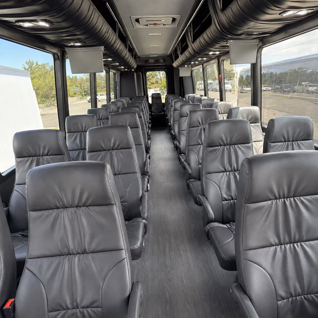 league city 30 passenger minibus inside
