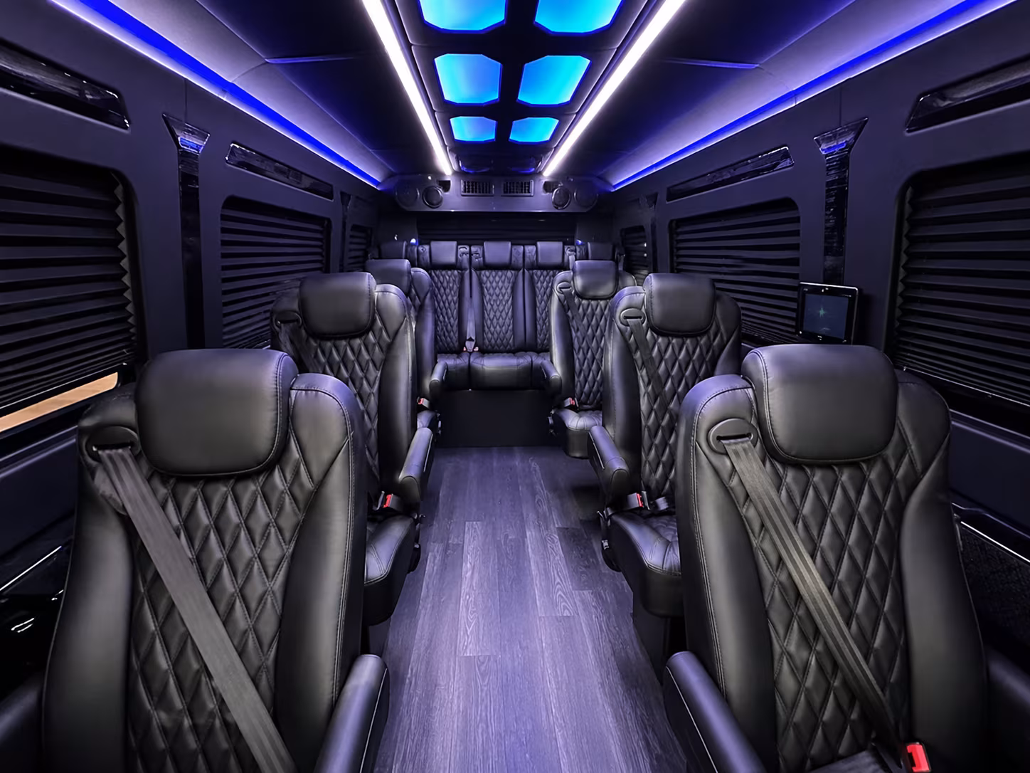league city sprinter van with driver inside